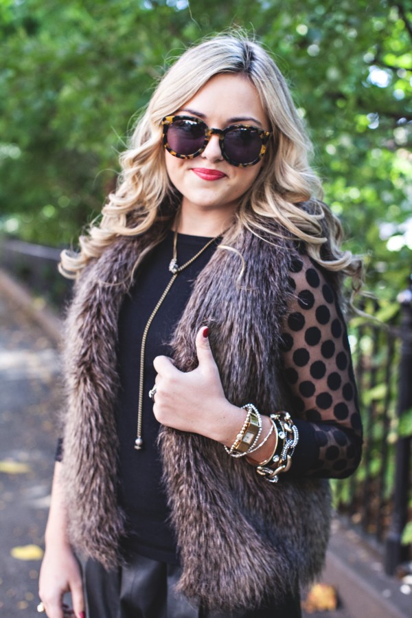 Karen Walker, Sunglasses, Super Duper, Red Lipstick