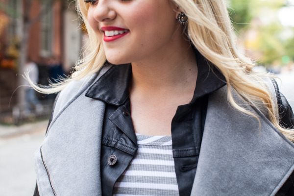 layer with a vest fall outfit