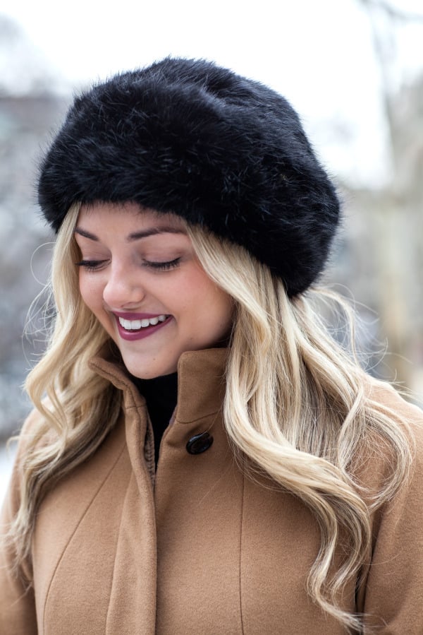 faux fur hat