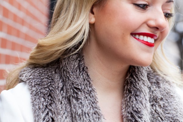 maya brenner initial earrings