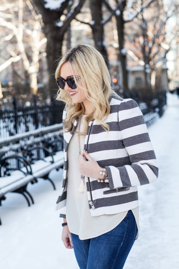 striped jacket zara