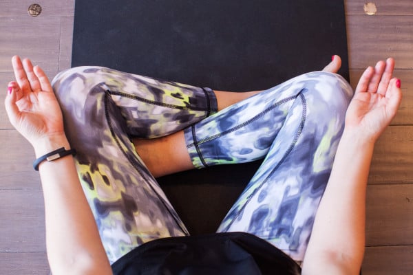 zella blurred printed leggings