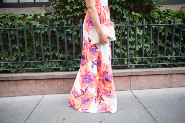 floral maxi dress