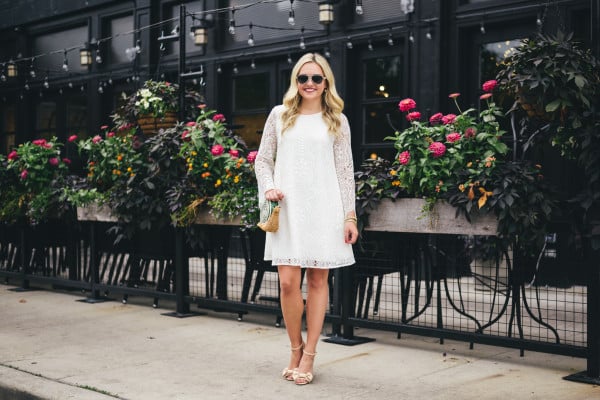 lilly pulitzer white lace dress long sleeve