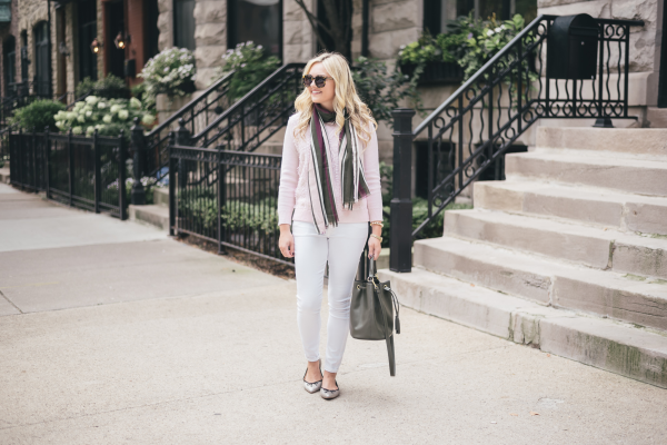 j.crew-pink-sweater,-white-denim-jeans,-glitter-flats,-olive-green-bucket-bag