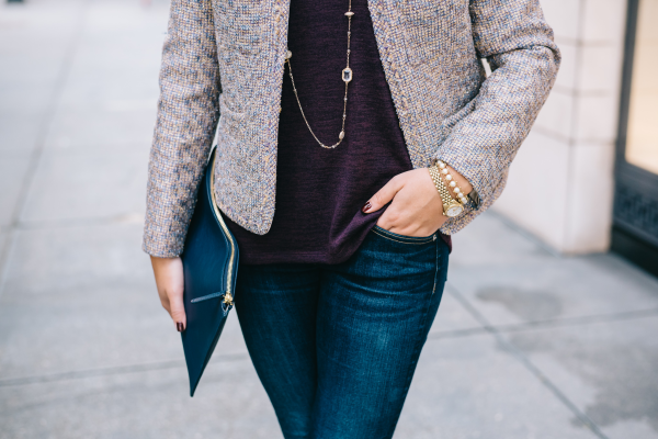 jcrew-metallic-tweed-jacket,-rag-&-bone-jeans,-dressed-up-denim-work-outfit