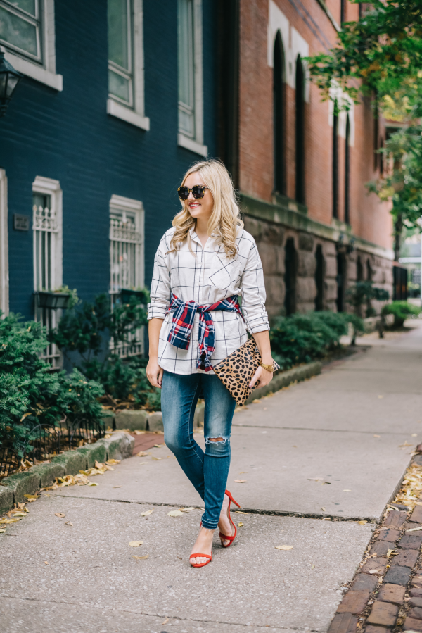 how-to-wear-plaid-in-the-fall-outfit