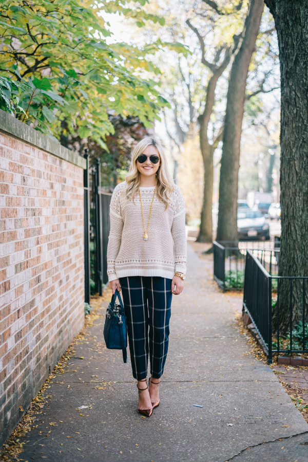 fall-work-outfit-with-fair-isle-trousers