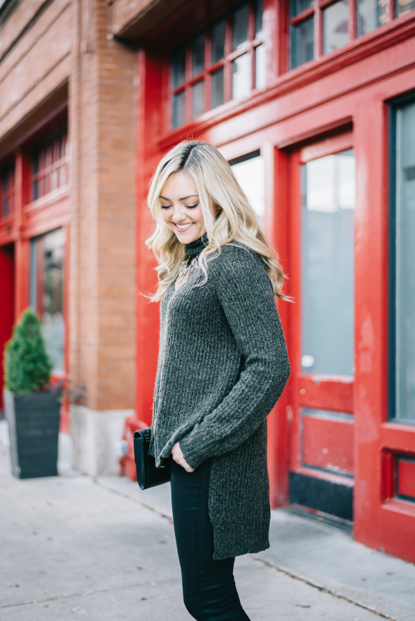 high low sweater