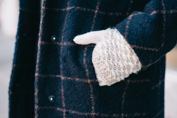 plaid coat
