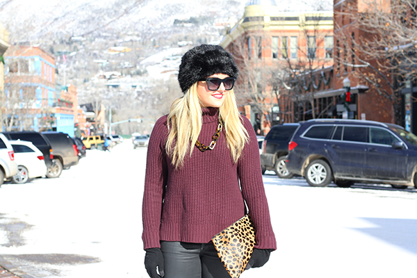 aspen colorado fashion fur hat