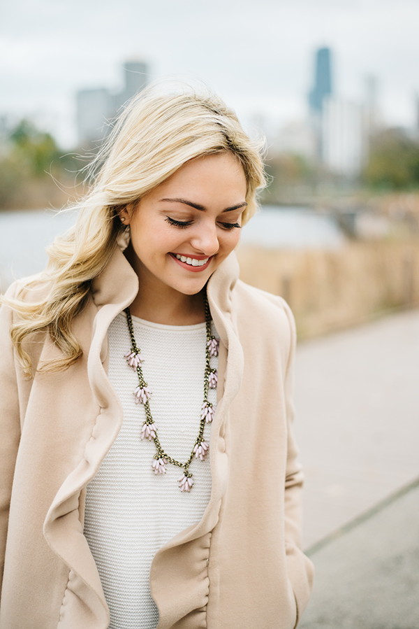 ruffle blazer