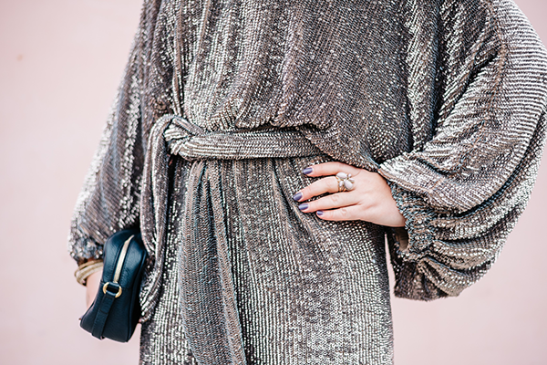 asos sequin caftan