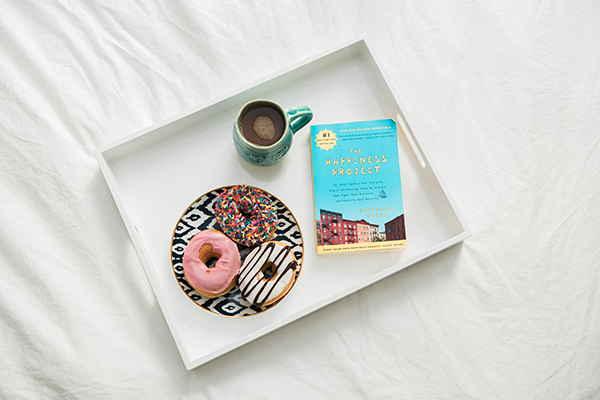sprinkles donuts coffee happiness project breakfast in bed