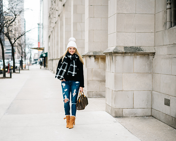 warm outfits to wear in chicago winter