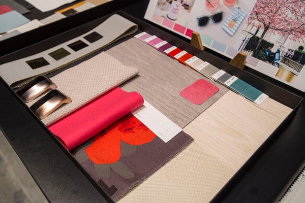 bows & sequins color palette mood board bmw