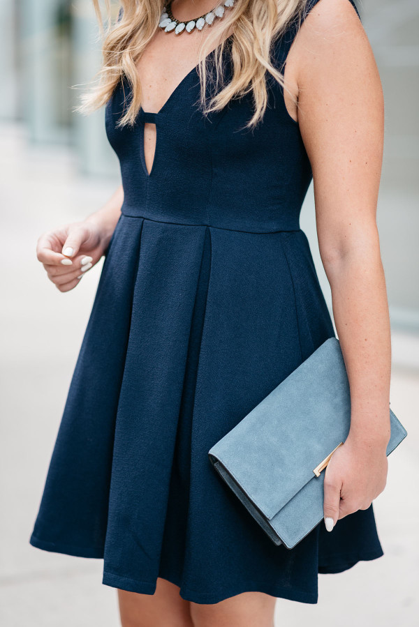 little navy blue dress