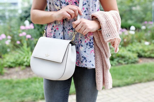 Bows & Sequins styling the Kate Spade Cameron Street Byrdie Bag.