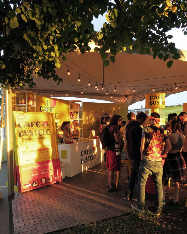 Cafe Bustelo Coffee at North Coast Music Festival