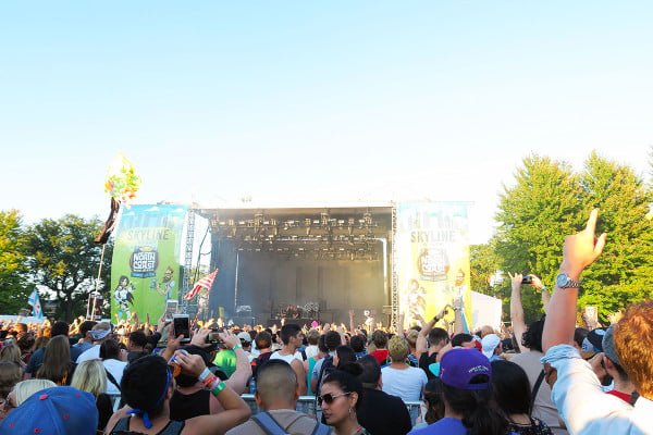 North Coast Music Festival in Chicago Skyline Stage DJ Set Galantis