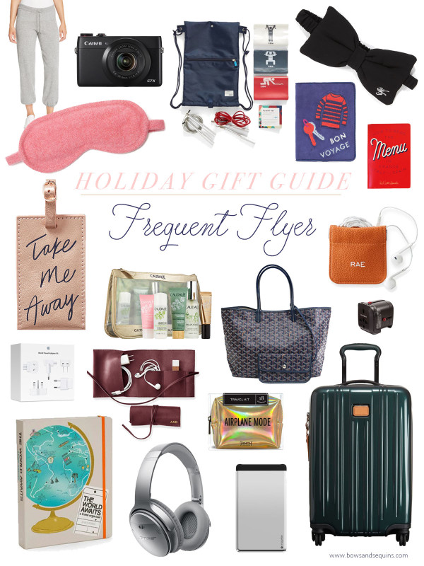 Best Gifts for the Frequent Flyer, Jetsetter, and Travel Aficionado | Bows & Sequins Gift Guide