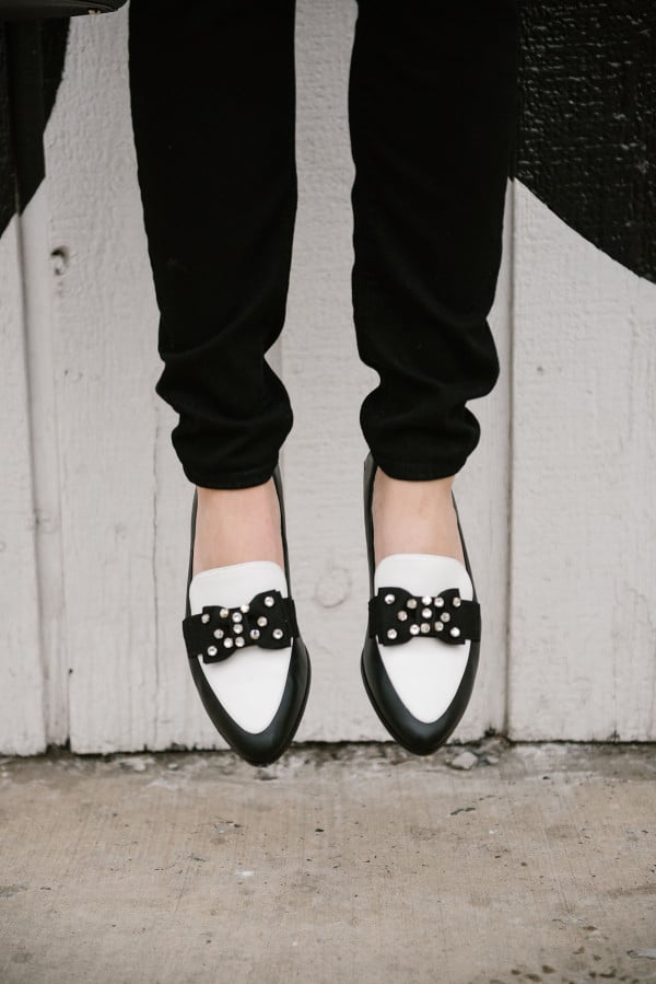 black-and-white-kate-spade-rhinestone-bow-loafers