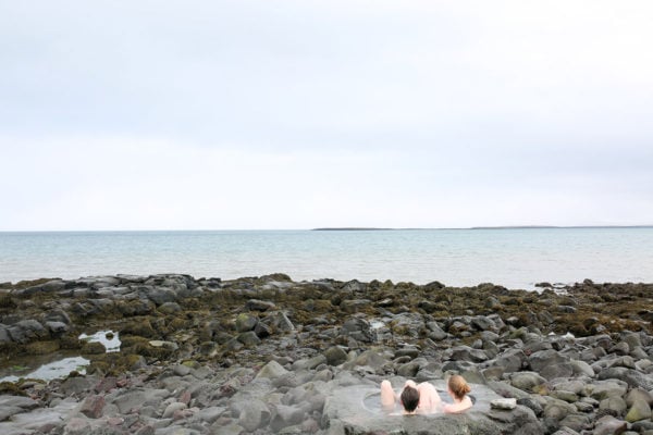 Bows & Sequins Iceland Travel Guide: Footbath by the Sea