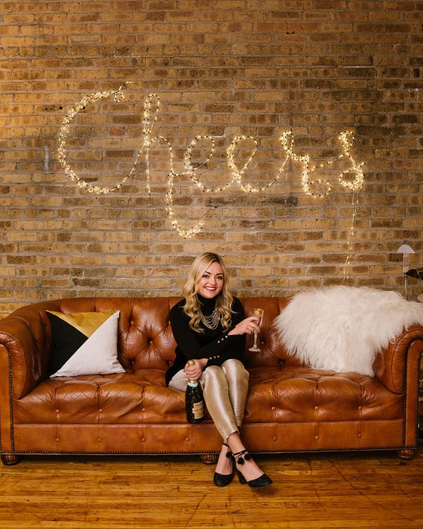 Bows & Sequins celebrating New Year's Eve!