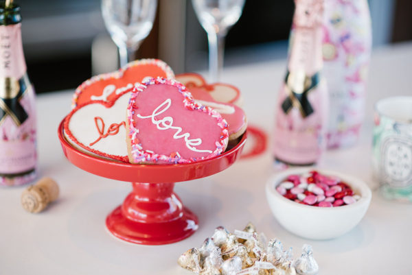 Bows & Sequins hosting a Galentine's Day party.