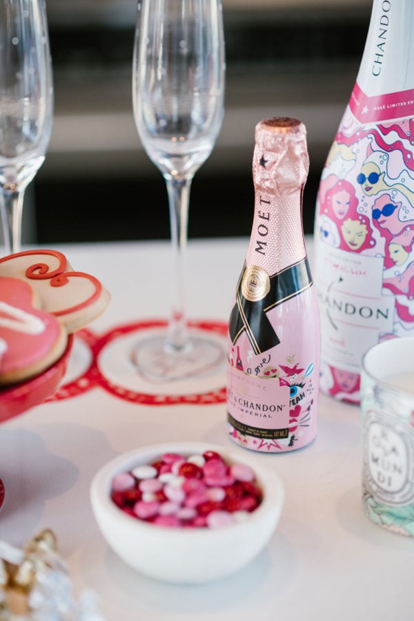 Bows & Sequins having a Valentine's Day party.