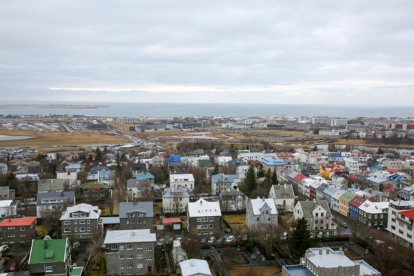 Bows & Sequins Iceland Travel Guide: View from Hallgrimskirkja
