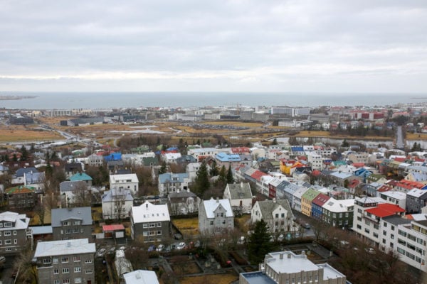 Bows & Sequins Iceland Travel Guide: View from Hallgrimskirkja Tower