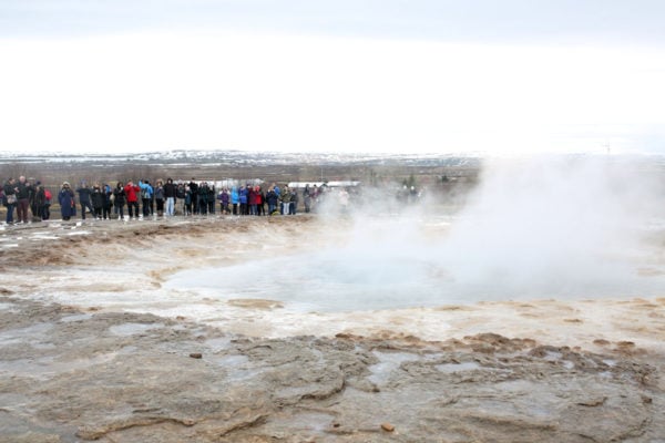 Bows & Sequins Iceland Travel Guide: Strokkur Geysir on Golden Circle Tour