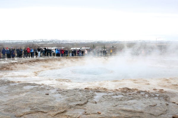 Bows & Sequins Iceland Travel Guide: Strokkur Geysir on Golden Circle Tour