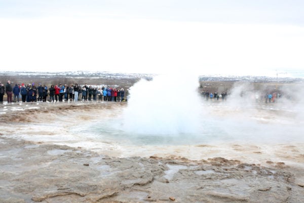 Bows & Sequins Iceland Travel Guide: Strokkur Geysir on Golden Circle Tour