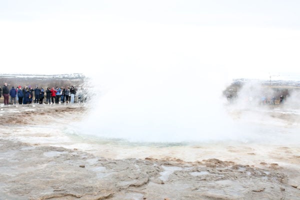 Bows & Sequins Iceland Travel Guide: Strokkur Geysir on Golden Circle Tour