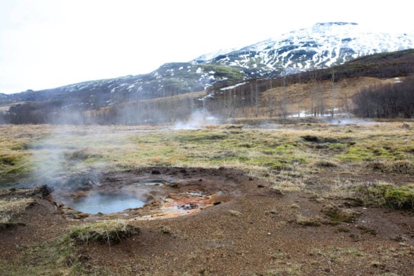 Bows & Sequins Iceland Travel Guide: Geysir Hot Spring Area on Golden Circle Tour