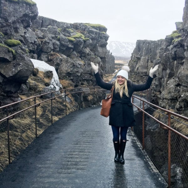 Bows & Sequins Travel Guide in Iceland at the Tectonic Plate Divide
