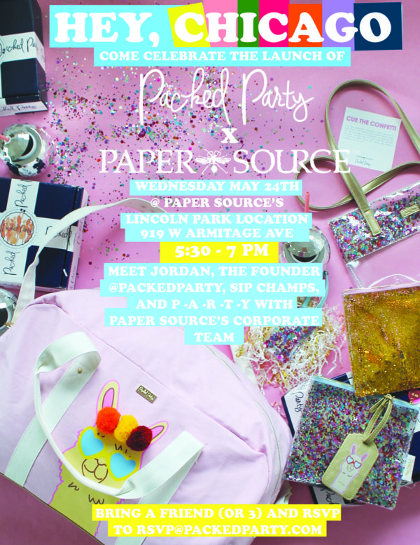 Paper Source Packed Party Event in Lincoln Park Chicago