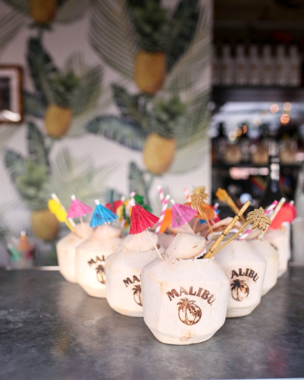 Bows & Sequins at the Malibu Summer Kick Off Party in NYC at Tiki Tabu.