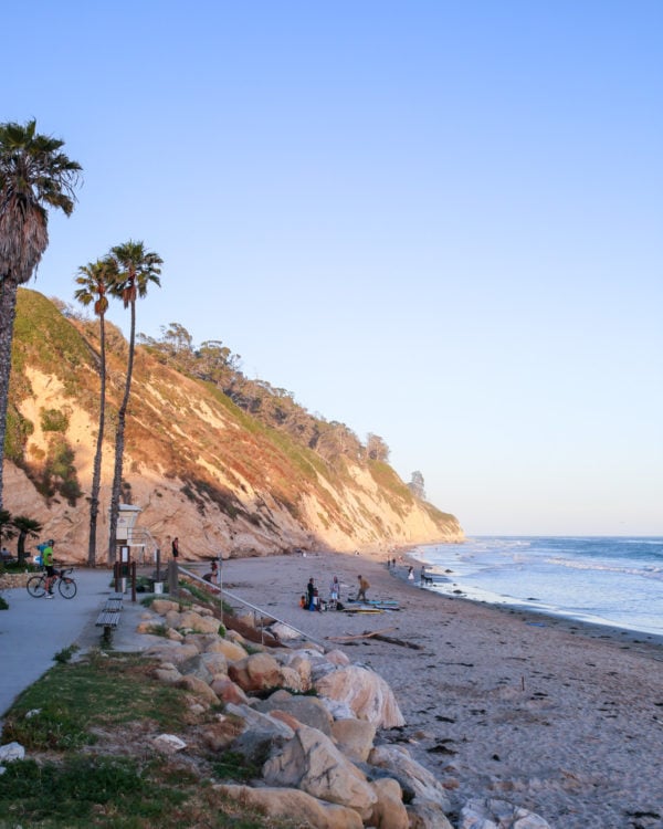 Bows & Sequins Santa Barbara Travel Guide: Hendry's Beach at Sunset