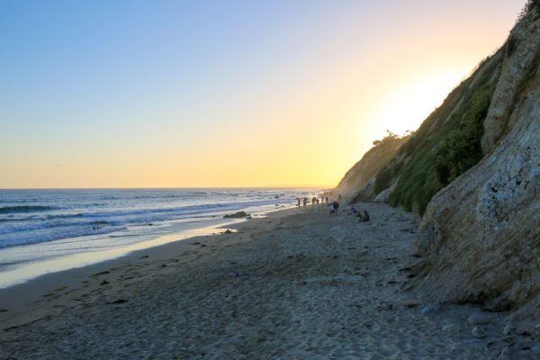 Bows & Sequins Santa Barbara Travel Guide: Sunset at Hendry's Beach