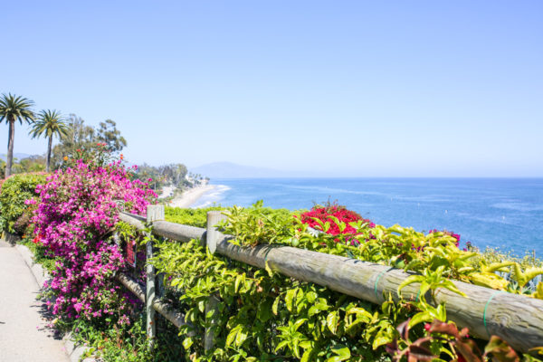 Bows & Sequins Santa Barbara Travel Guide: View of Butterfly Beach