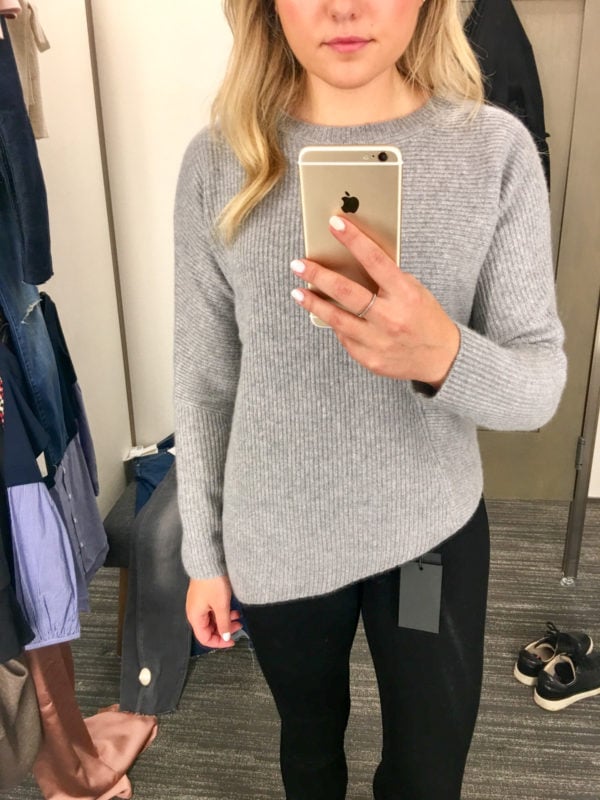 Bows & Sequins Guide to Shopping the Nordstrom Anniversary Sale | What to Buy: Halogen Asymmetrical Hem Cashmere Sweater