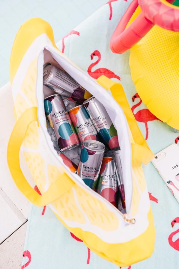 Bows & Sequins reviews the best affordable moscato and rose wine cans for summer.