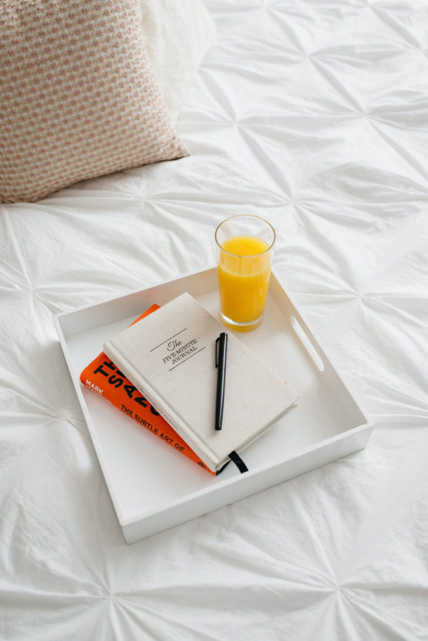 Bows & Sequins reviews the 5 Minute Meditation Journal.