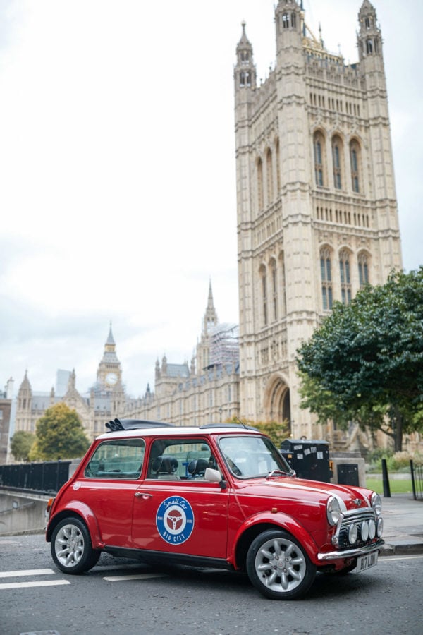 Small Car Big City Vintage Mini Cooper London Tour