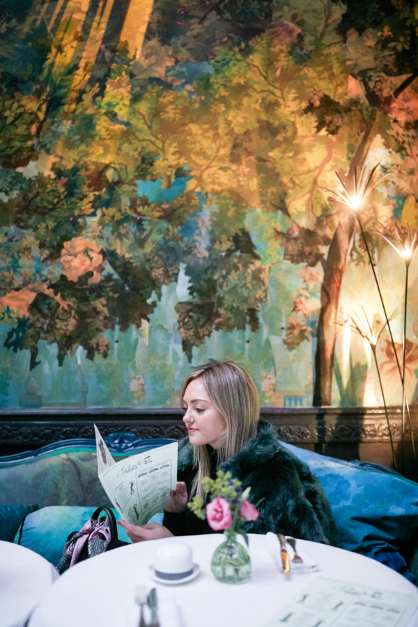 Travel blogger Jessica Sturdy at Sketch in London.