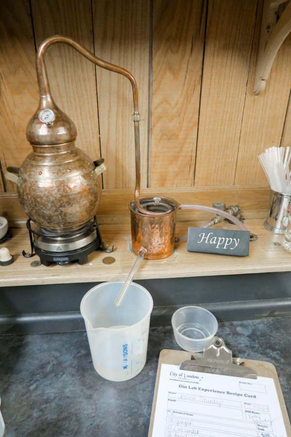 City of London Gin Distillery Gin Lab