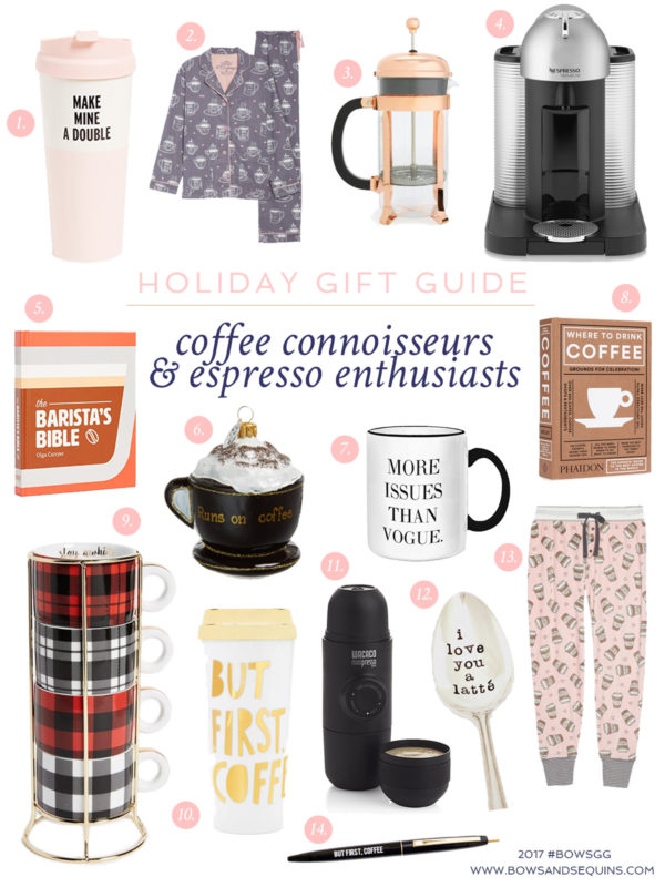 Jessica Sturdy shares the best gifts for the coffee lovers and espresso enthusiasts on your shopping list.